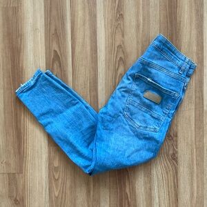 Zara taper fit stretch denim